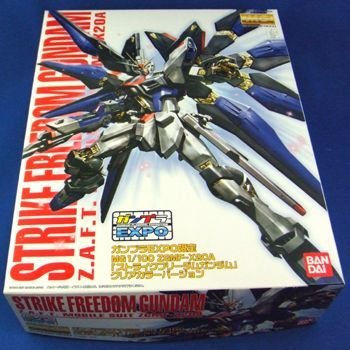 【ガンプラEXPO限定】 MG 1/100 ストライクフリーダムガンダム クリアカラーVer.《プラモデル》（中古品）