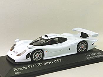 1/43 京商特注 ポルシェ911 GT1 ストリート 1998 (ホワイト)（中古品）