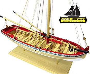 [モデルシップウェイ]Model Shipways 18th Century Longboat 1/4 Scale Wood Model Kit Intro to Shipmodeling Model Expo [並行輸入品]（中古品）