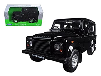 [ランドローバー]Land Rover Defender Black 1/24 by Welly 22498 22498bk [並行輸入品]（中古品）