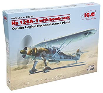 ICM 1/48 ヘンシェル HS 126A-1 偵察機 w/爆弾 コンドル軍団 プラモデル（中古品）