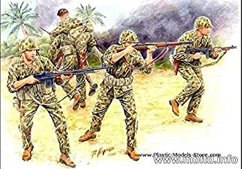 BLOODY ATOLL US MARINE CORPS INFANTRY TARAWA  NOVEMBER 1943 1/35 MASTER BOX 3543（中古品）
