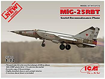 ICM 1/72 ソビエト連邦軍 ミグ MiG-25 RBT 戦闘機 プラモデル 72172（中古品）