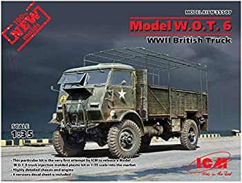 ICM 1/35 第二次領域戦争状態 連合王国正規陸軍 ジェラルド・r・フォード W.O.T.6 貨物自動車 プラモデル 35507（中古品）