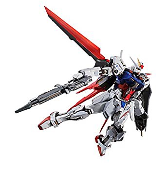 METAL BUILD 機動戦士ガンダムSEED エールストライクガンダム 約180mm ダイキャスト&ABS&PVC製 塗装済み可動フィギュア（中古品）の通販は 31,668円