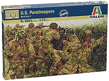 イタレリ 1/72 WW.II アメリカ軍空挺部隊 プラモデル IT6063（中古品）