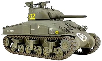 アスカモデル 1/35 アメリカ軍 M4A1 シャーマン 後期型 ヘッジロウカッター付 プラモデル 35-022（中古品）