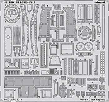 エデュアルド 1/48 Bf 109E-4/E-7 エデュアルド用 EDU48780（中古品）