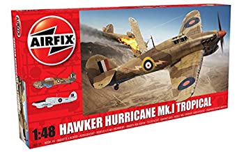 エアフィックス 1/48 ホーカー ハリケーンMk.I トロピカル X5129 プラモデル（中古品）