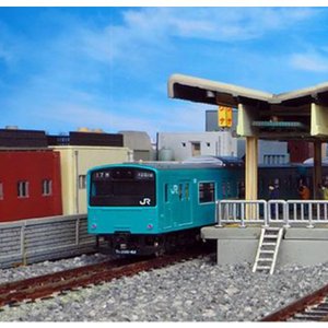 グリーンマックス Nゲージ JR201系体質改善車 スカイブルー 大阪環状線 8両編成セット (動力付き) 30267 鉄道模型 電車（中古品）