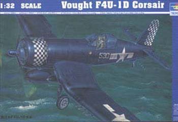 トランペッター 1/32 米海軍 ヴォート F4U-1D コルセア プラモデル（中古品）の通販は 10,254円