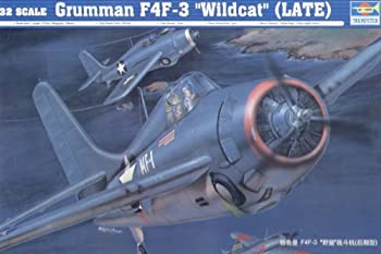 トランペッター 1/32 グラマン F4F-3ワイルドキャット 後期型 プラモデル（中古品）