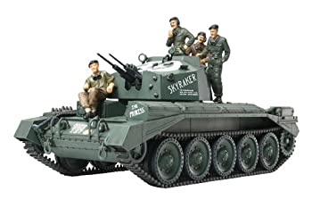 タミヤ 1/48 ミリタリーミニチュアシリーズ No.46 イギリス陸軍 クルセイダー Mk.III 対空戦車 プラモデル 32546（中古品）