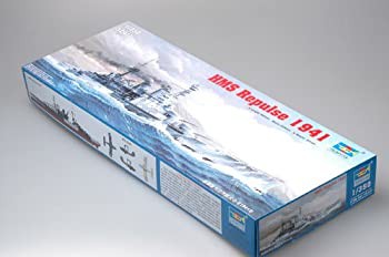 トランペッター 1/350 イギリス海軍 HMS レパルス1941 プラモデル（中古品）