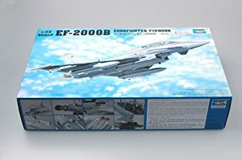 トランペッター 1/32 EF-2000B ユーロファイター タイフーン 複座型 プラモデル（中古品）
