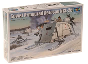 トランペッター 1/35 ソビエト軍 NKL-26 装甲スノーモービル プラモデル（中古品）