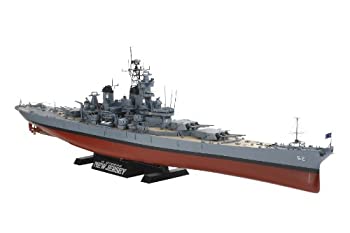 タミヤ 1/350 艦船続きもの No.28 亜米利加米国海軍 軍艦 BB-62 ジャージー島 プラモデル 78028（中古品）