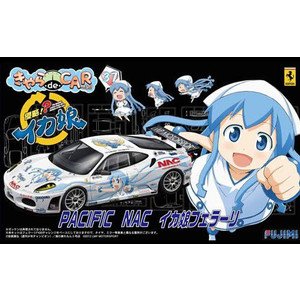 フジミ模型 1/24 きゃらdeCAR~るシリーズ No.37 侵略! イカ娘/フェラーリ F430 challenge（中古品）
