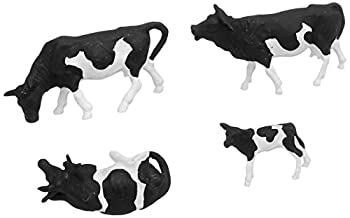 プライザー 牛(白黒ホルスタイン種)30頭 塗装済完成品 HO(1/87) 14408（中古品）