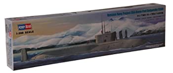 ホビーボス 1/350 潜水艦シリーズ ロシア海軍 ボレイ型原子力潜水艦 プラモデル（中古品）