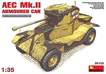 ミニアート 1/35 AEC MK.II装甲車 MA35155 プラモデル（中古品）