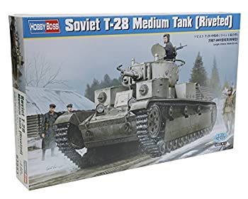 ホビーボス 1/35 ソビエト T-28 中戦車 リベット接合型 プラモデル（中古品）