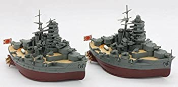 フジミ模型 ちび丸艦隊シリーズSPOT No.16 ガ島砲撃 挺身隊 比叡・霧島セット 色分け済みプラモデル（中古品）