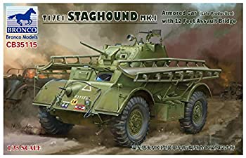 (未使用･未開封品)　ブロンコモデル 1/35 イギリス軍 T17E1スタッグハウンドMk.1後期型 12フィート突撃橋搭載型 プラモデル CB35115 wyeba8q イギリス装甲車 スタッグハウンド Mk.I (プラモデル) - ホビー