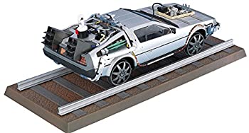 青島文化教材社 ムービーメカシリーズ No.10 バック・トゥ・ザ・フューチャー デロリアン パートIII &amp; レイルロード 1/24スケール プラモデル（中古品）