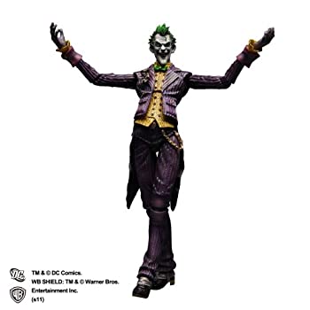 BATMAN(TM) ARKHAM ASYLUM PLAY ARTS改 ジョーカー(PVC塗装済みアクションフィギュア)（中古品）