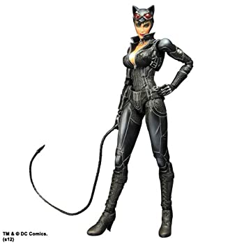 BATMAN: ARKHAM CITY(TM) PLAY ARTS改 キャットウーマン(PVC塗装済みアクションフィギュア)（中古品）