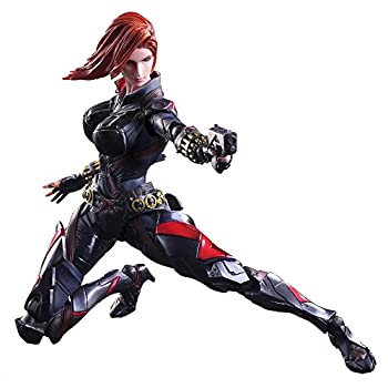 MARVEL UNIVERSE VARIANT PLAY ARTS改 ブラックウィドウ PVC製 塗装済み可動フィギュア（中古品）
