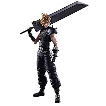 PLAY ARTS改 FINAL FANTASY VII REMAKE No.1 クラウド・ストライフ PVC製 塗装済み可動フィギュア（中古品）
