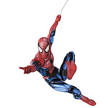 MAFEX マフェックス SPIDER-MAN (COMIC PAINT) 全高約155mm 塗装済み アクションフィギュア（中古品）