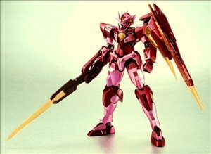 ROBOT魂 -ロボット魂-〈SIDE MS〉ダブルオークアンタ（トランザムVer.） （魂ウェブ限定）（中古品）