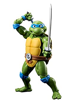 S.H.フィギュアーツ Teenage Mutant Ninja Turtles レオナルド 約150mm PVC&ABS製 塗装済み可動フィギュア（中古品）