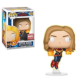 POP! Funko キャプテンマーベル 暗闇で光る コレクターコープ限定品（中古品）