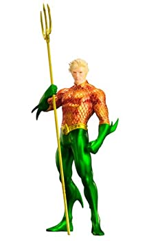 コトブキヤ ジャスティス・リーグ ARTFX+ アクアマン NEW52版 1/10スケール PVC塗装済み完成品（中古品）