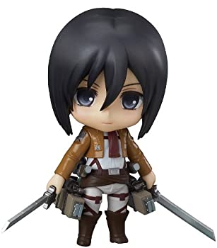 突進の巨大な生物 ねんどろいど ミカサ・アッカーマン (ノン規模 ABS&PVCペンキ塗り済みモビール図形)（中古品）