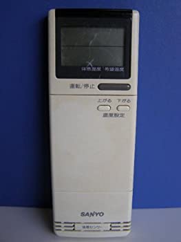 サンヨー エアコンリモコン RCS-229WR(W)（中古品）