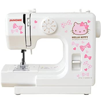 JANOME サンリオ ハローキティ 電動ミシン コンパクト KT-W（中古品）