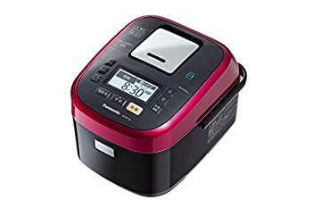 パナソニック 5.5合 炊飯器 圧力IH式 Wおどり炊き ルージュブラック SR-SPX104-RK（中古品）