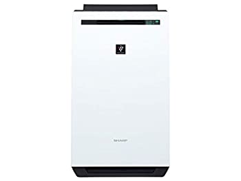 シャープ 除湿機 兼 加湿 空気清浄機 プラズマクラスター 7000 スタンダード 18畳 / 空気清浄 32畳 ホワイト KC-HD70-W（中古品）