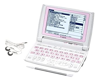 CANON wordtank (ワードタンク) V300PK (36コンテンツ 高校学習モデル タッチパネル MP3 ディクテーション USB辞書)（中古品）の通販は 32,370円