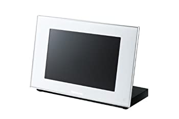 パナソニック デジタルフォトフレーム 7型液晶画面 2GB ホワイト MW-S300-W（中古品）
