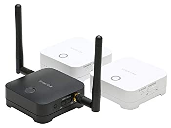 プリンストン ワイヤレスプレゼンテーション Simple Cast ワイヤレスHDMI(送信機x2/受信機x1セット) PTW-SPCAST（中古品）
