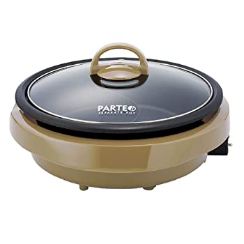 APIX(アピックス) 電気二食鍋 ブラウン FSKP-0938 BR（中古品）