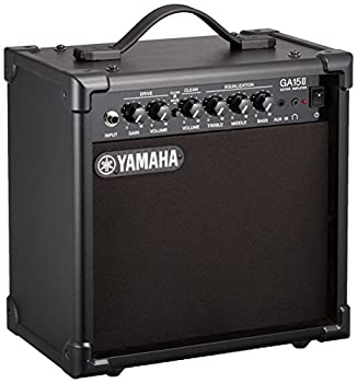ヤマハ YAMAHA ギターアンプ GA15II  ドライブ&amp;クリーンの2チャンネル仕様 練習用に最適な小型アンプ Aux in機能を使ってセッション形式での練習（中古品）