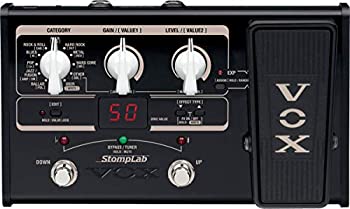 VOX ヴォックスギター用 コンパクト・マルチエフェクター エクスプレッション・ペダル搭載 StompLab SL2G（中古品）