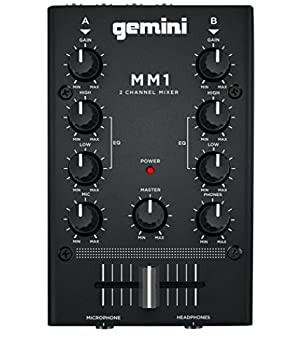 GEMINI DJ ミキサー ポータブル 2ch ステレオミキサー MM1（中古品）｜au PAY マーケット